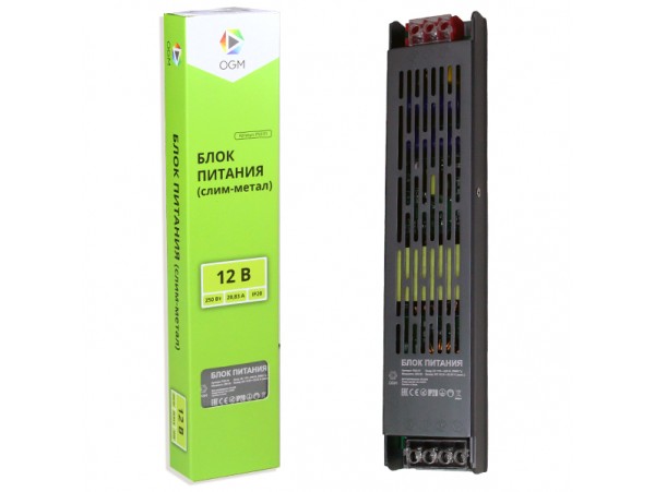 БП LED 12V 20,83A 250W APEYRON/OGM IP20