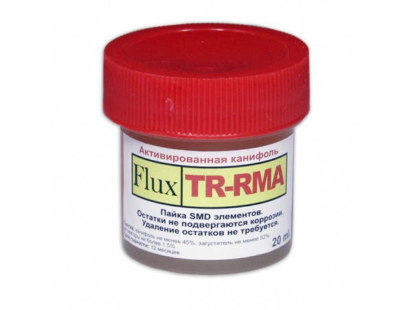 Флюс TR-RMA 20мл пайка SMD