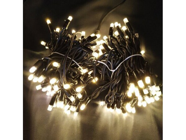Гирлянда 50миниламп т.-белая 5м, 8 реж.  IP20