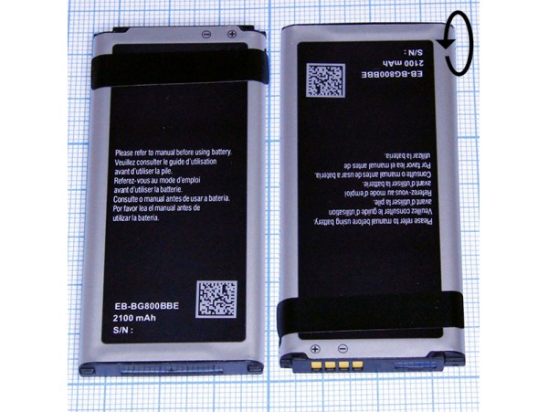 Sam Galaxy S5 mini акк. EB-BG800BBE 3,7V/2100mAh