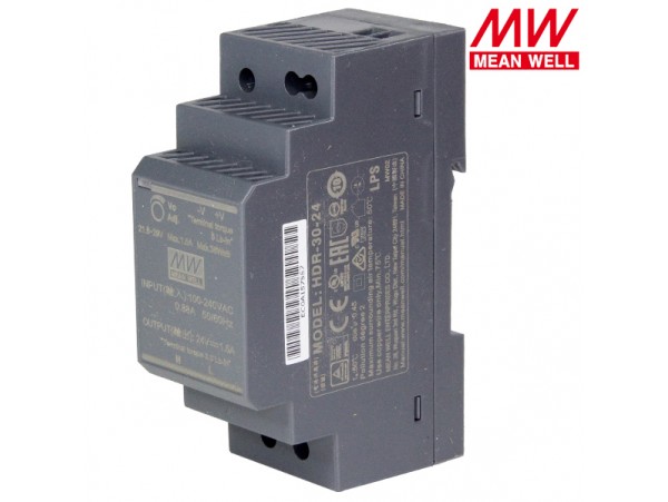 БП 24V1,5A на DIN рейку HDR-30-24 Блок питания