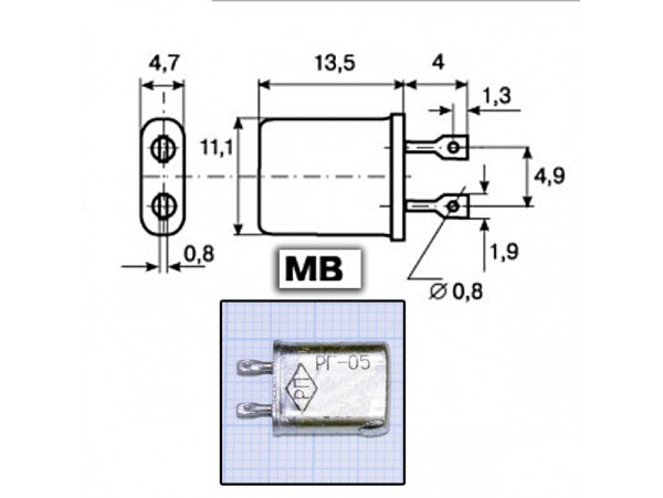 КВАРЦ 12,04 МГц РГ-05
