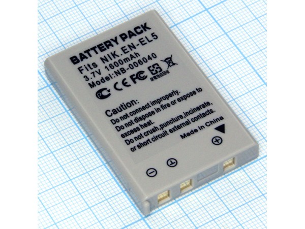 EN-EL5 Nikon акк. 3,7V/1600mAh