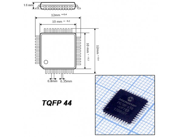 PIC18F458-I/PT