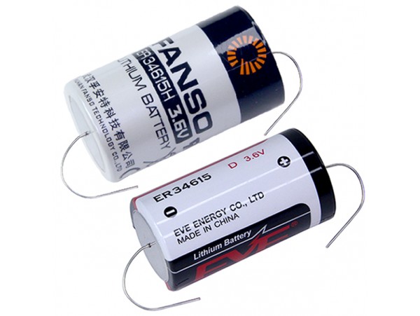 ER34615H  батарея 3,6V Lithium D с выводами EVE FANSO