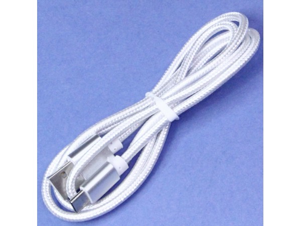 Шнур USB=Type-C 1м серебро Energy ET-01