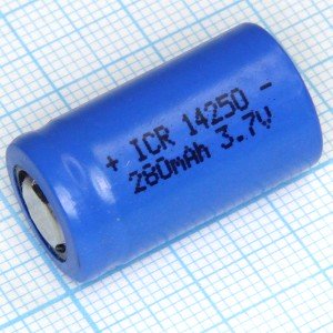 Аккумулятор 3,7V/280 14250 (d=14;L=25) 1/2AA