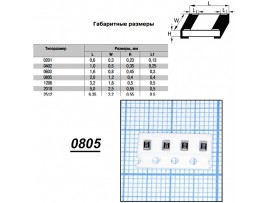 Чип рез.J0805-0,2R