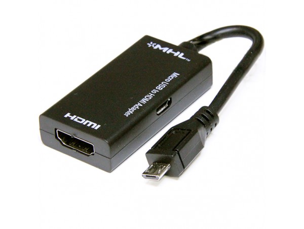 Адаптер micro USB-> HDMI для т/ф с протоколом MHL(!!!)