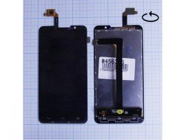 Highscreen Alpha R дисплей+тачскрин черный