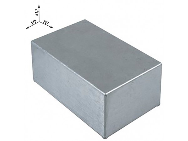 G0347 Корпус 187х118х81.7мм, металл
