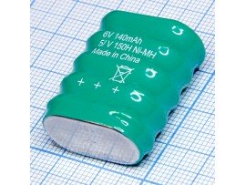 Аккумулятор 6V/140mAh  5/V150H