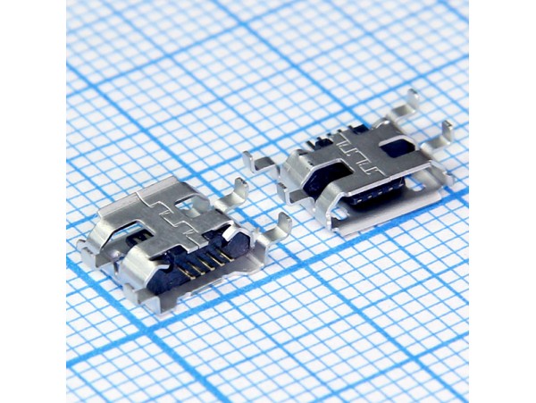 Micro USB 5pin B-5SAD гнездо на плату