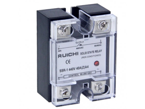 SSR-1 440V 40A (Z)A4 (90-280v) Реле твердотельное