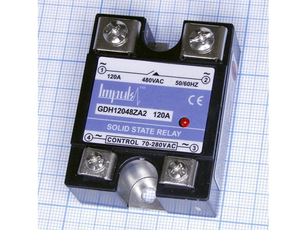 GDH12048ZA2 реле твердотельное 120А/480V (90-250V)