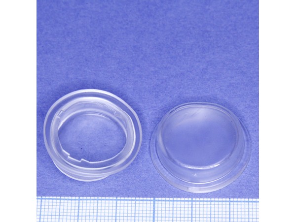 Колпачок влагозащитный для кнопки 22мм, прозрачный