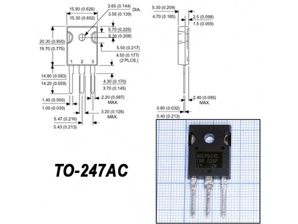 VS-40CPQ045PBF Диод Шоттки