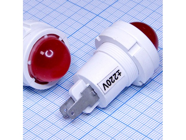 СКЛ12А-К-2-220 220V LED Лампа красная