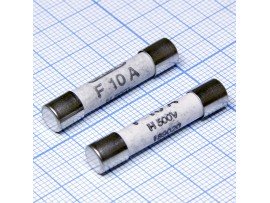 Пред.10А/500V (d=6;L=32) керамика SIBA