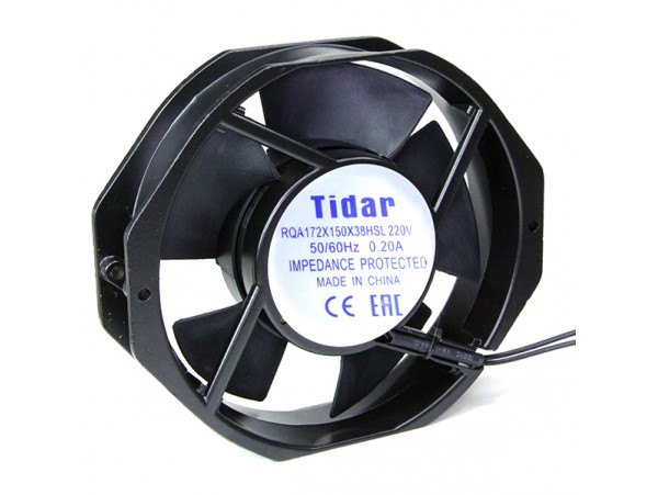 Вентилятор 220V/0,20A 172х150х38мм RQA
