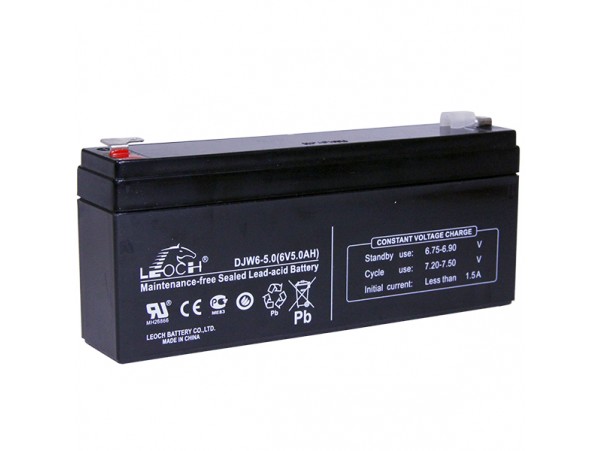 Аккумулятор 6V/5,0Ah DJW 6-5.0 169х35х72мм  Leoch