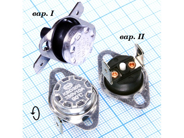 KSD-303-090С 250V10A Термостат с выкл. нормально замкн