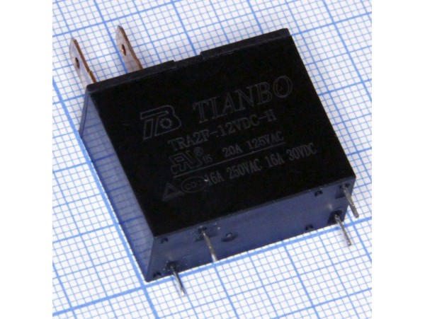 Реле 12VDC TRA2F-12VDC-S-Z[H] 1A 16A/250VAC