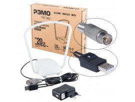 Антенна DVB-T BAS-5107-DX РЭМО комнатная активная