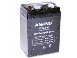 Аккумулятор 12V/2.6Ah ANJING 12-2.6 70x47.5x101мм