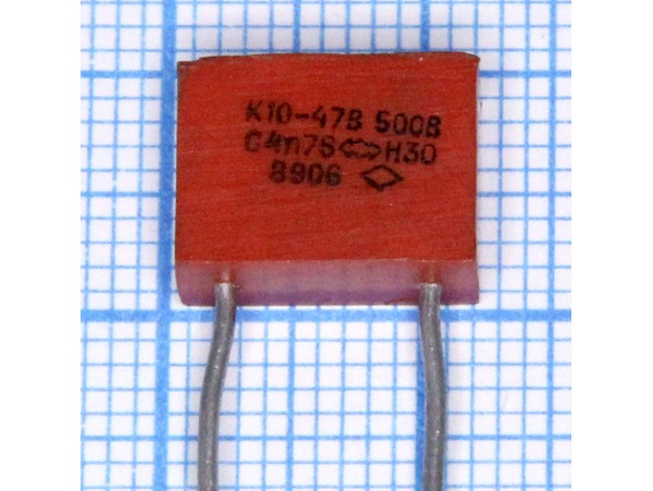 Конденсатор 4700p/500V Н30 20% К10-47в