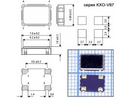 KXO-V97 12,0 Мгц кварцевый генератор