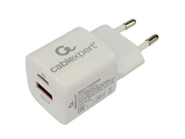 СЗУ USB+Type C Quick Charger3.0 QC 3.0 + PD 18W