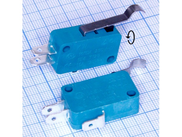 RWA-404 (16A/250VAC) Кнопка с планкой (MSW-04)