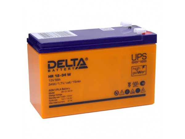 Аккумулятор 12V/9.0Ah HR12-34W (151х65х94мм)