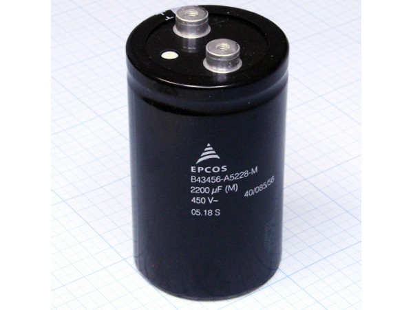 Конд.2200/450V 64105 +85°С Epcos