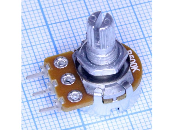 Резистор 500к под гайку d=16 RV16AF-20-15K-B500K-3 L=15