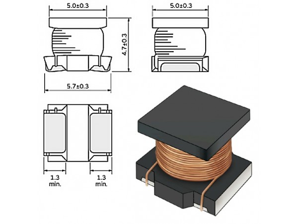 LQH55DN220M03L 22мкГн 2220 Дроссель