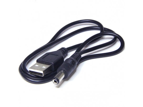 Шнур питания USB шт - DC шт 2,1/5,5  0,5м