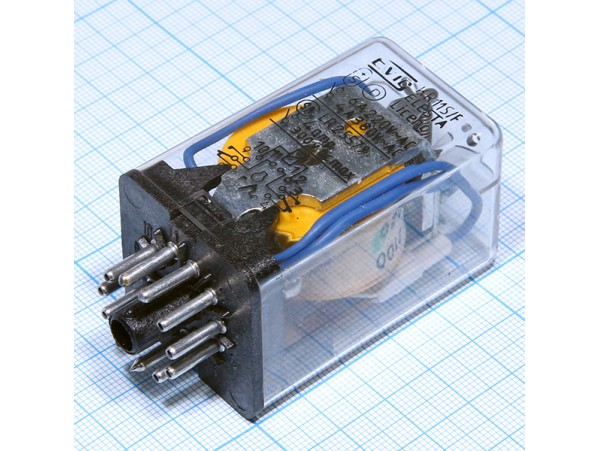 Реле 24VDC KR11S/F-24VAC 3C 6A/380VAC Elesta
