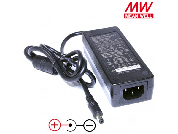 БП 15V4A 2,1х5,5мм(+) GSM60A15-P1J Блок питания MW