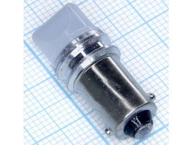 BA9S 1white 10mm 100° 24V LED лампа