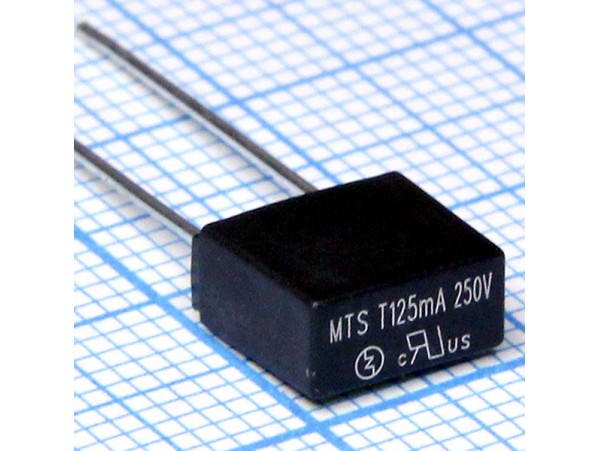 Пред.0,125А/250V(l=8;h=8)прямоугольный MTS MF02S84-0125