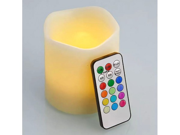 Свеча 1LED с пультом