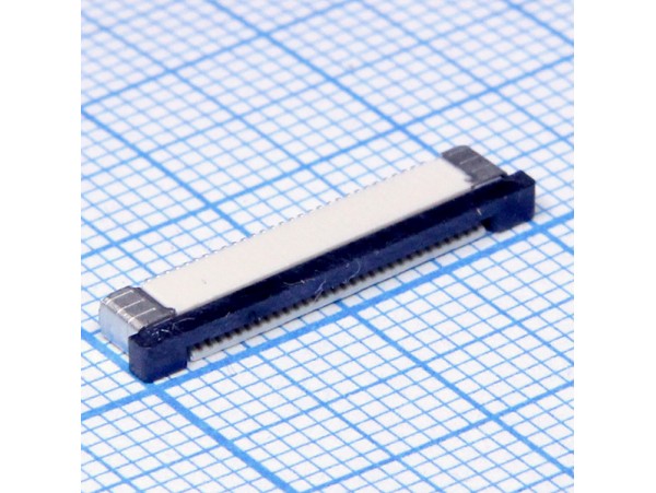 FPC 0,5-30-02 розетка 30к под шлейф, шаг 0,5мм, SMD