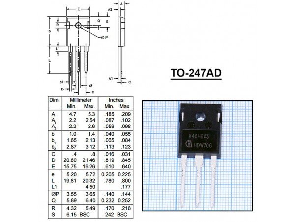 IKW40N60H3FKSA1 (K40H603)