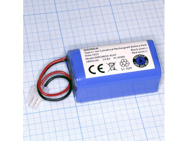 Аккумулятор 14,8V/2800 18650-4S1P
