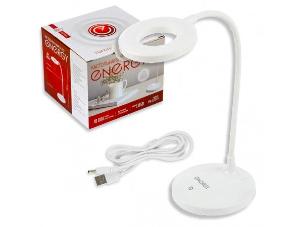 Светильник настольный белый Energy EN-LED31 сенсор