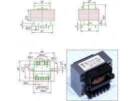 Транс. ТП113 2х9V/0,5A