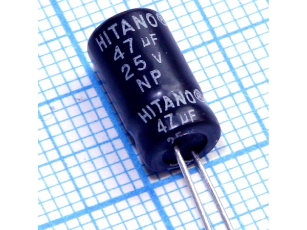 Конд.47/25V 0611 +105°C ENR NPL