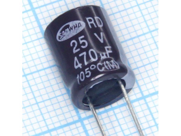 Конд.470/25V 1012 +105°С